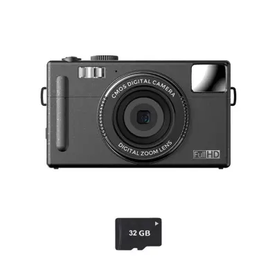 Kompaktni fotoaparat 24 MP z 16-kratno povečavo in videom 1080p