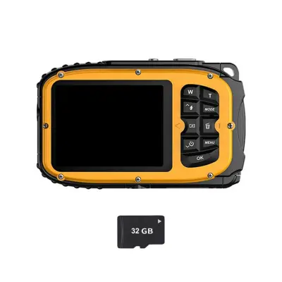 48 MP vodoodporni digitalni fotoaparat IP68 z videom 1080p