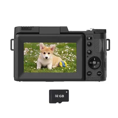 Digitalni fotoaparat 4K s 5-kratnim zoomom, 48 MP in LCD zaslonom