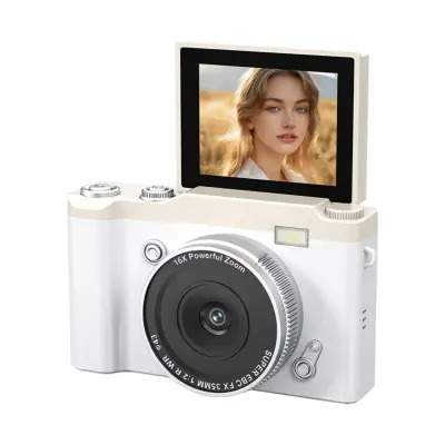 4K digitalni fotoaparat s 2.4-palčnim IPS zaslonom in 16x zumom