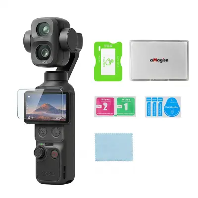 Kaljeno steklo zaščitnik za Pocket4P/4/3, HD jasnost