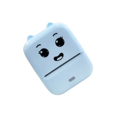 Mini Bluetooth tiskalnik etiket, 5 zvitkov in 203 dpi Blue