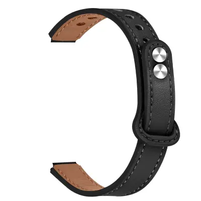 Usnjen zapestni pas za Fitbit Inspire 1/2/HR – eleganten in udoben Black