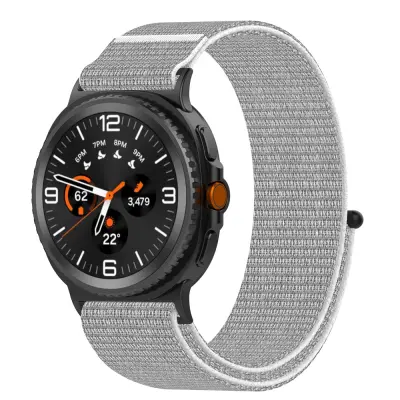 Udoben tkani pašček za Samsung Galaxy Watch8/Classic Grey