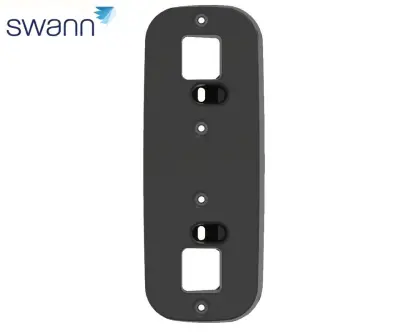SWANN WEDGE30 nosilec za pametni video zvonec, za modele SwannBuddy / SwannBuddy4K / Swann EVO, 30° kotni naklon, vijaki za namestitev, črn
