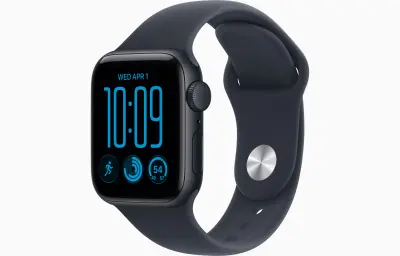 Pametna ura APPLE Watch SE3 v2 Cellular 40mm Midnight Aluminium Case s paščkom Navy Blue Sport Band, S/M