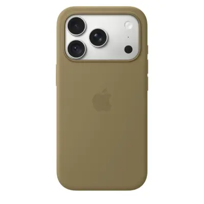 Ovitek APPLE iPhone 18 Pro Silicone, z MagSafe, Olive