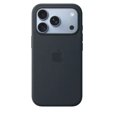 Ovitek APPLE iPhone 18 Pro Silicone, z MagSafe, Navy Blue