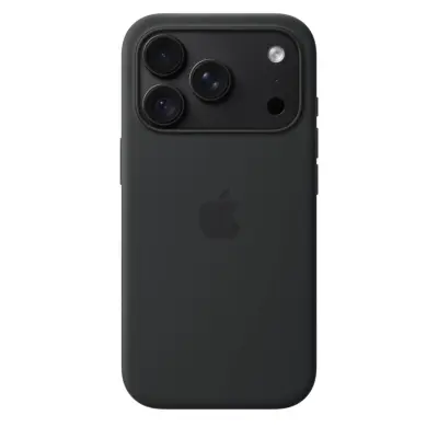 Ovitek APPLE iPhone 18 Pro Silicone, z MagSafe, Black