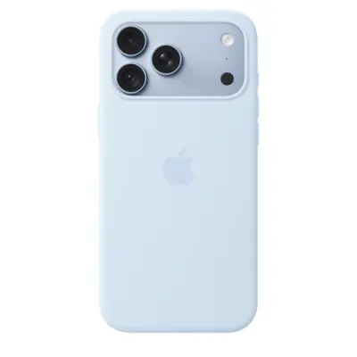 Ovitek APPLE iPhone 18 Pro Max Silicone, z MagSafe, Crisp Blue