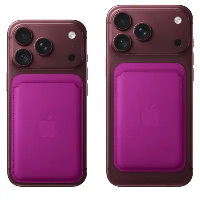 Denarnica APPLE iPhone FineWoven z MagSafe, Magenta