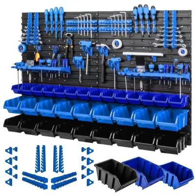 Modularni 78 delni stenski organizator orodja PVC 1152x780mm