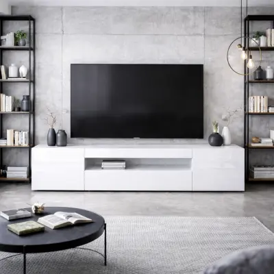 TV omarica Lorenzo 2 – White UV HG/ White UV HG (full lacquered)