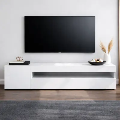 TV omarica Lorenzo 1 – White UV HG/ White UV HG (full lacquered)