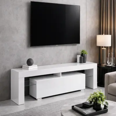 TV omarica Monica – White HG/ White HG (full lacquered)