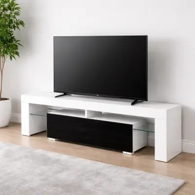 TV omarica Monica White HG/ Black HG (full lacquered)