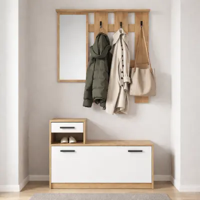 Predsobni element Luna – Sonoma / White