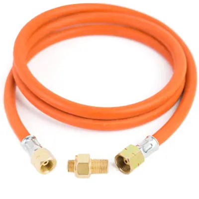 MEVA ADAPTER ZA CILINDER G 3/8 NA 7/16 CEV 1,5M ZA TURISTIČNI PLIN