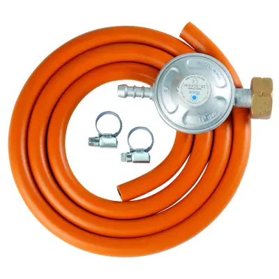 MEVA LPG GAS REDUKTOR SET 37 MBAR 1,5M ZA PRIPRAVO PLINSKE JEKLENKE