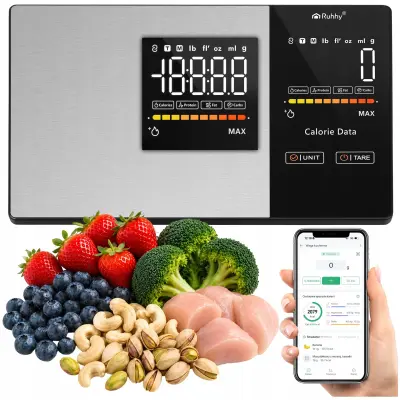 Pametna digitalna kuhinjska tehtnica 5000-1g LCD bluetooth