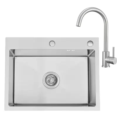 HOMEVELLO Pomivalno korito BRANON 581100 STEEL SET