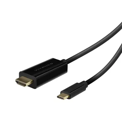 Kabel VIVANCO USB-C/HDMI M-M 4K 3M ČRN