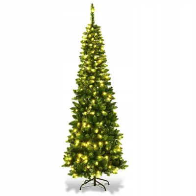 Umetno božično drevo z LED lučkami 200CM