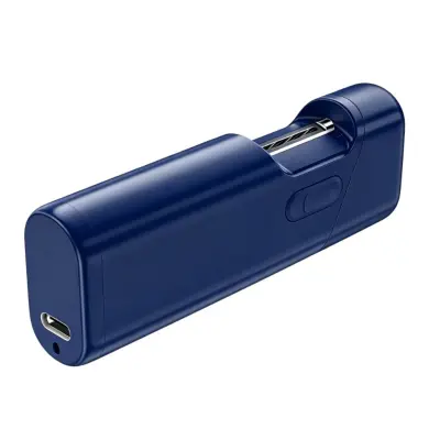 Prenosni pametni mini električni strižnik nohtov z enim gumbom Dark Blue