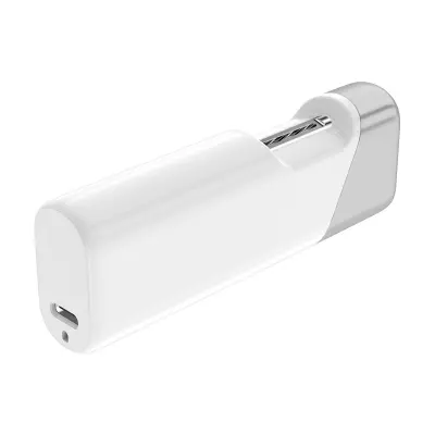 Prenosni pametni mini električni strižnik nohtov z enim gumbom White
