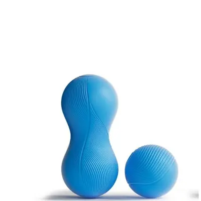 Utežen komplet arašidnih masažnih žogic TPE+silikon za obnovo Blue