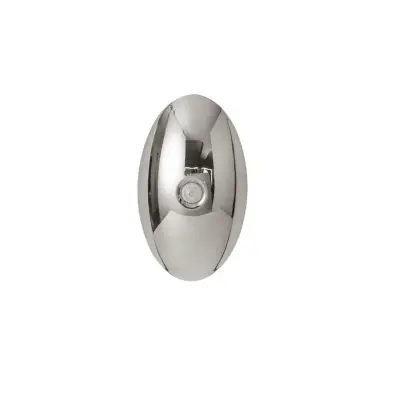 Ovalna polnilna stenska luč s senzorjem, 1200mAh, 3 barvne temperature Silver