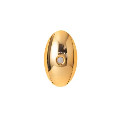 Ovalna polnilna stenska luč s senzorjem, 1200mAh, 3 barvne temperature Gold