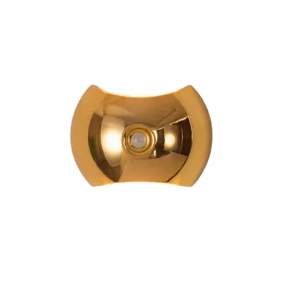 Zaobljena stenska svetilka s senzorjem gibanja, polnilna 1200mAh Gold