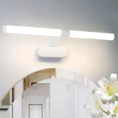NETTLIFE bela kopalniška LED svetilka za ogledalo 60 cm, 8 W, 4000 K, nevtralno bela, vodoodporna IP44