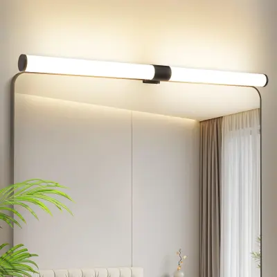 NETTLIFE kopalniška LED svetilka za ogledalo s sponko, 60 cm, 8 W, 4000 K, vodoodporna IP44