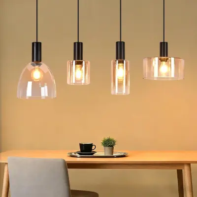 NETTLIFE LED Stropna Svetilka 41W Moderna Črna, Zatemnilna z Daljincem in Pomnilnikom za Spletno Sobo
