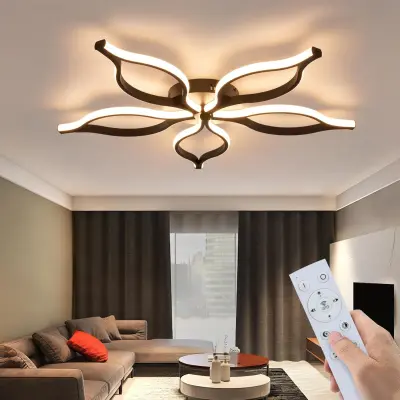 NETTLIFE Moderna LED Stropna Svetilka 23W 40cm Bela, 2-Obročna 4000K Nevtralna za Dnevno Sobo