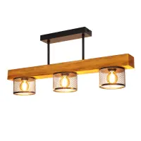 NETTLIFE LED stropna svetilka: 60 cm svetilka za dnevno sobo, 3 W zatemnljiva kuhinjska svetilka
