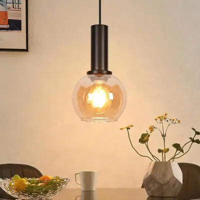 NETTLIFE LED Stropna Svetilka 34W 38cm Zatemnilna, Lesen Okvir Geometrijski Dizajn z Daljincem