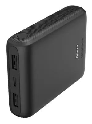 Prenosna baterija HAMA New Performance 10 Power Pack 10000 mAh črne barve