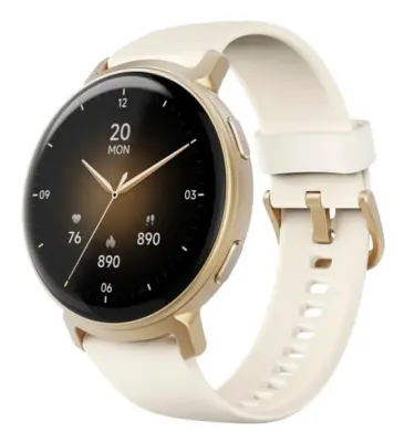Pametna ura HAMA 7020 GPS AMOLED 43 mm belo-zlata