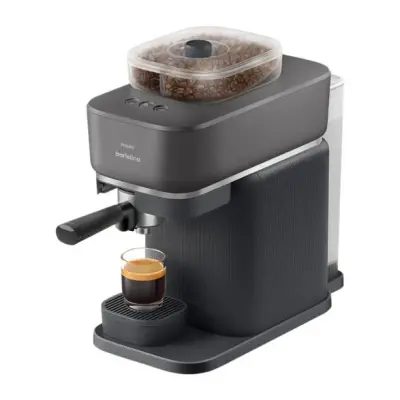 PHILIPS Baristina BAR320/60 espresso aparat z mlinčkom, dvojna posoda za kavo v zrnu, črna