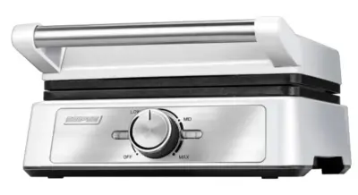 Aparat za vaflje MPM MGO-41, 1600 W, bel in srebrn