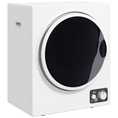 Mini sušilni stroj za perilo 4 kg, 850 W, 4 programi, 2 stopnji ogrevanja, sterilizacija do 65 °C, za oblačila