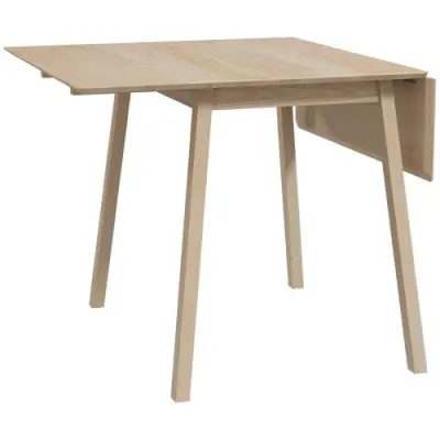 Zložljiva jedilna miza iz lesa za 2-4 osebe, naravna, 110x86x75 cm, idealna za majhne prostore