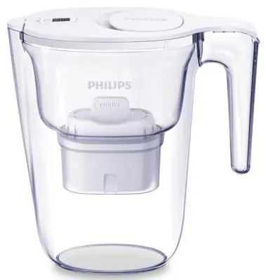 PHILIPS Micro X-Clean AWP2933WHT3/58 vrč s filtrom 2,6 l + 2 filtra bela