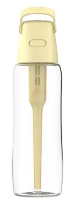 DAFI GLASS 0,6L rumena filtracijska steklenica za maslo