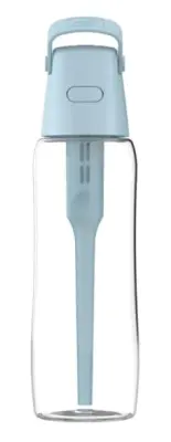 DAFI STEKLENA 0,6L STEKLENICA S FILTERJEM DOVE BLUE
