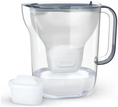 Vrč s filtrom BRITA Style Essential Cool + vložek MAXTRA PRO, prozoren grafiten