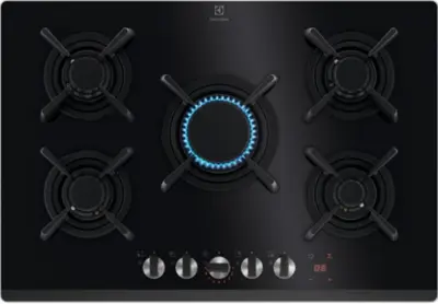 Plinska kuhalna plošča ELECTROLUX KGG753753K